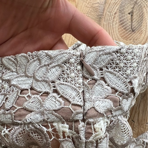 Free People Bella Lace Skirt 2 Ivory - Picture 5 of 10